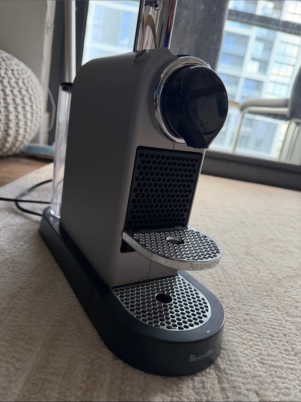 Breville CitiZ Original Line Nespresso Machine - Silver and Black
